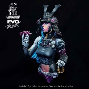 Kohana Cyborg Samurai Miniature Bust