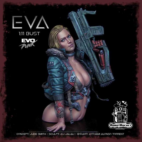 Eva Miniature Bust – Robot Rocket Miniatures Eva Miniature Bust – Robot Rocket Miniatures
